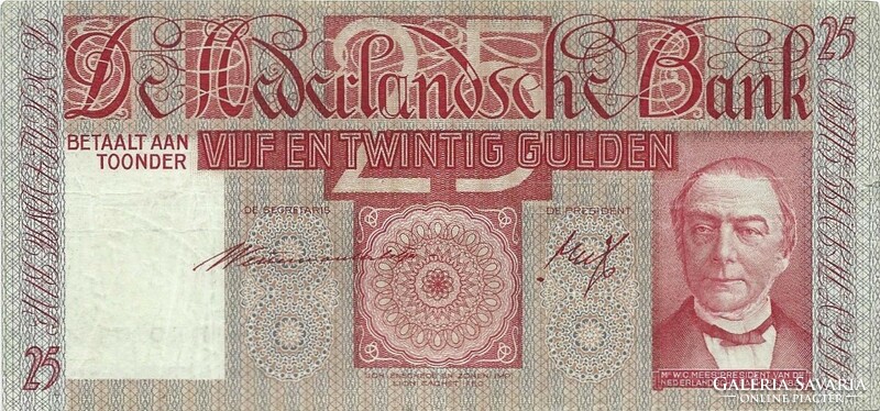 25 Gulden 1941 Netherlands