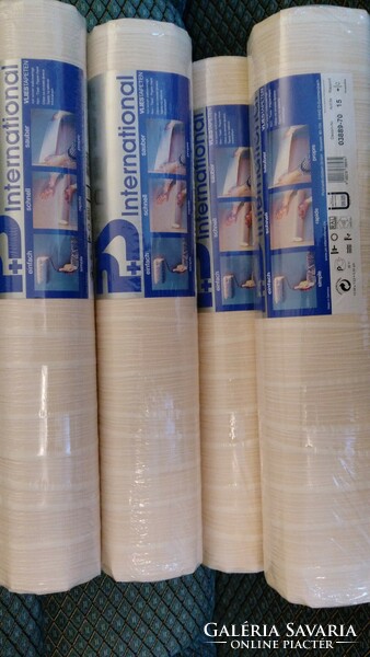German fleece wallpaper - 4 unopened rolls for sale together - enough for a small half-room