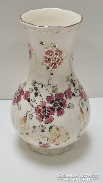 Zsolnay Pillangós Fodros szélű váza #1872