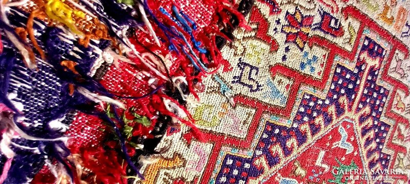 Iranian handmade soumak shahsavan kilim carpet. 113 Cm - 142 cm. Negotiable!