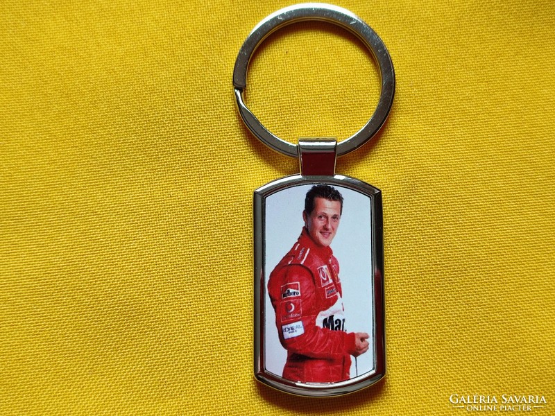Michael Schumacher Metal Keychain
