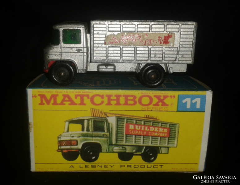 Matchbox Series No.11 Scaffolding Truck - Made in England (1969) - utángyártott dobozzal