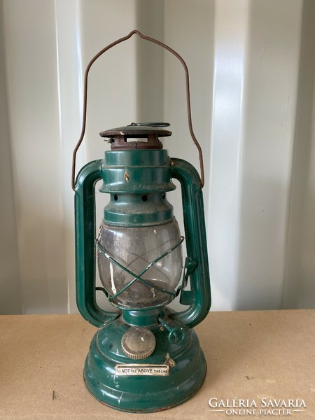Used storm lantern green 23 cm