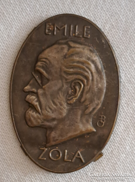 Beck Ö. Fülöp (1873-1945) "Emile Zola" (40x57mm) (27)