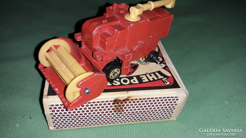 1977. Matchbox no.51 - Lesney-moko - combine harvester moving harvester cylindrical metal small car according to the pictures