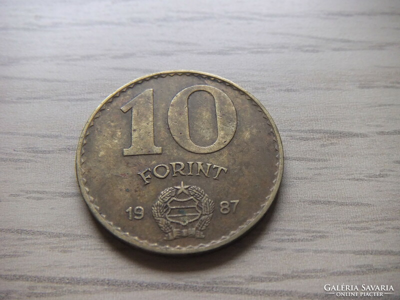 10   Forint    1987   Magyarország