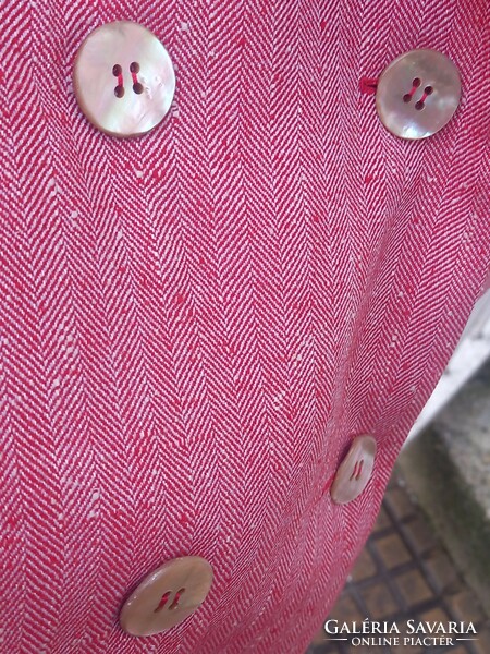 Herringbone wool spring women's blazer, size: m