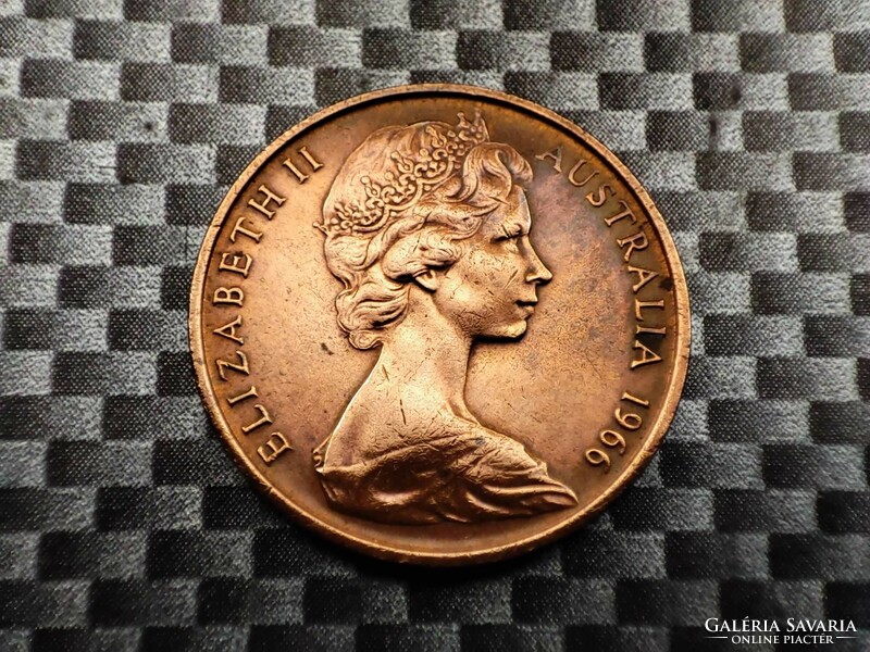 Australia 2 cent, 1966
