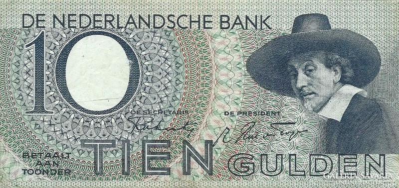 10 Gulden 1943 Netherlands