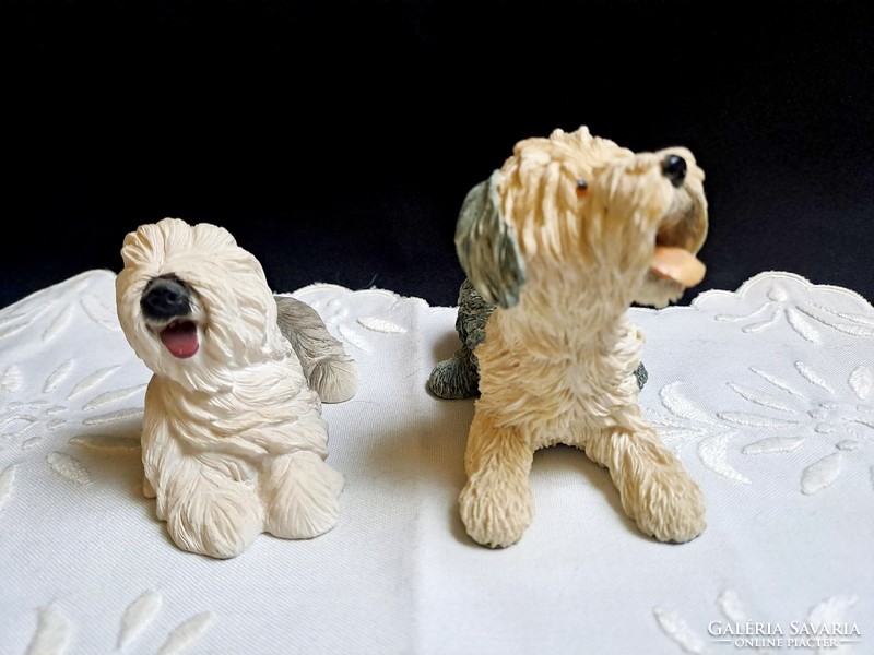 2 very cute and special dog statues