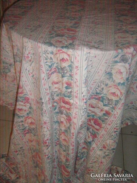 Pair of beautiful vintage pink curtains