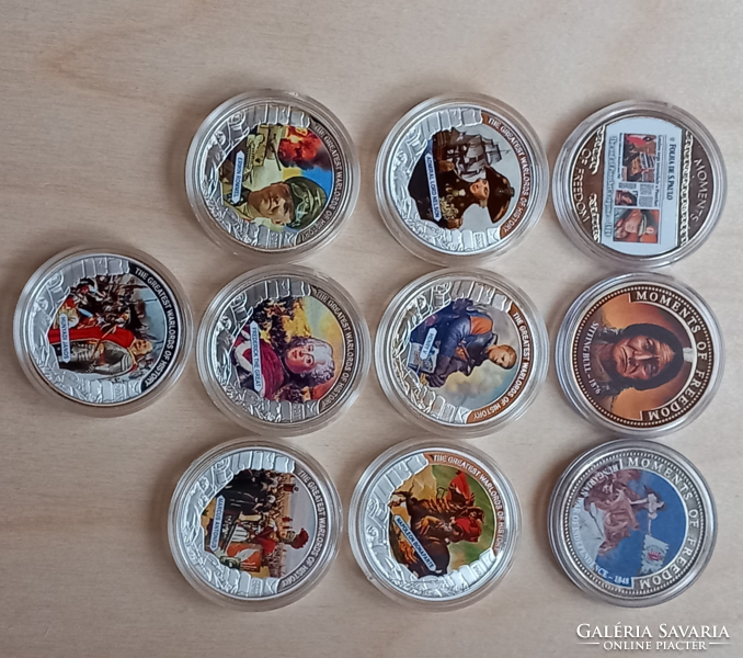 Great Warlords series 1--5-10 dollar coin in capsule