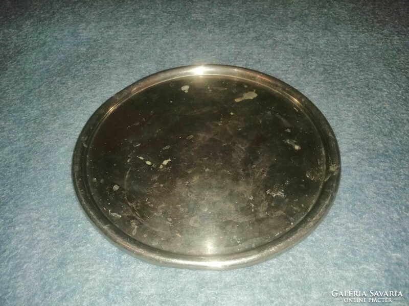 Round metal tray 23.5 cm (a7)