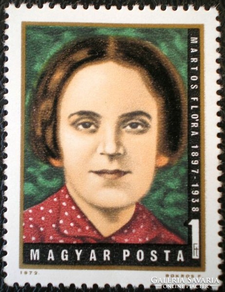 S2834 / 1972 martos flora stamp postal clear