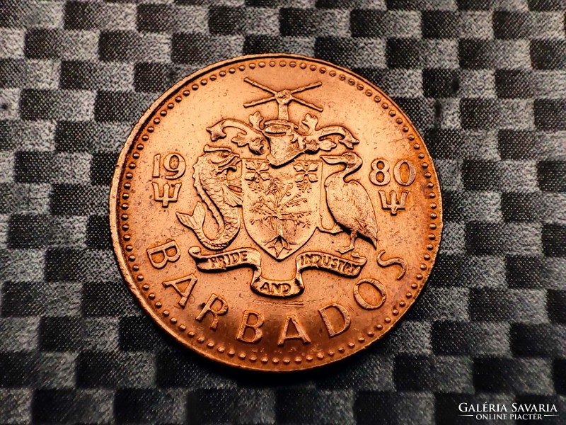Barbados 1 cent, 1980