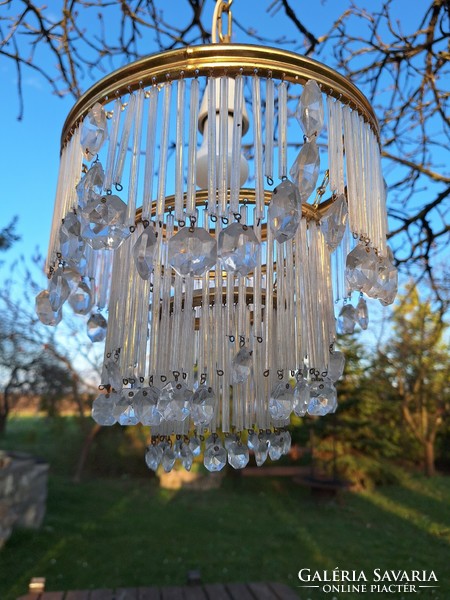 Stick crystal chandelier