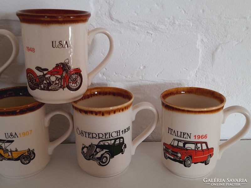 Car mugs, made in England, 9 pcs in one, for bszp users