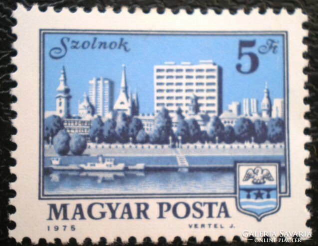 S3023 / 1975 landscapes - cities : Szolnok stamp postmaster