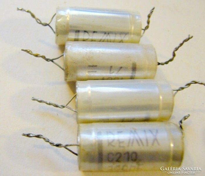 LEÁRAZVA 100nF 100V REMIX C210 fólia kondenzátor vintage-régi készülékek restaurálás-km-MPL csomagau