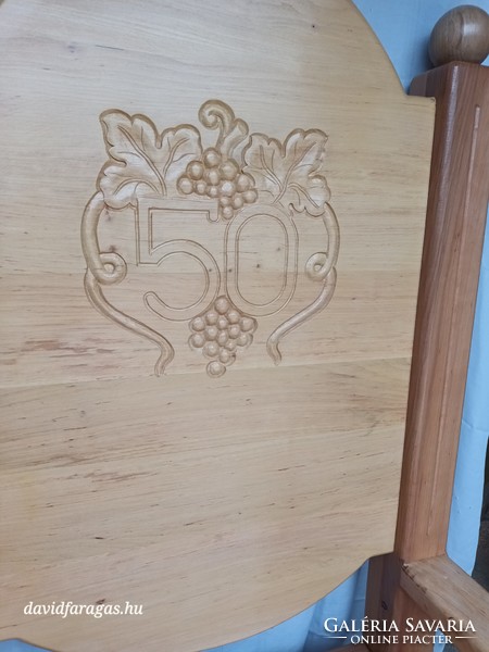 Szék trónszék bútor egyedi faszék királyibútor antikbútor faragottbútor szőlőminta bor szőlő