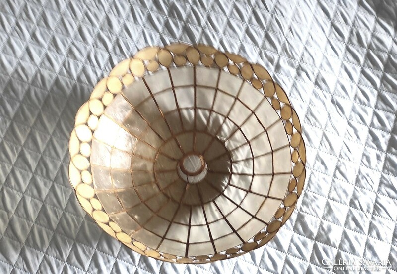 Large ceiling shell lamp shade