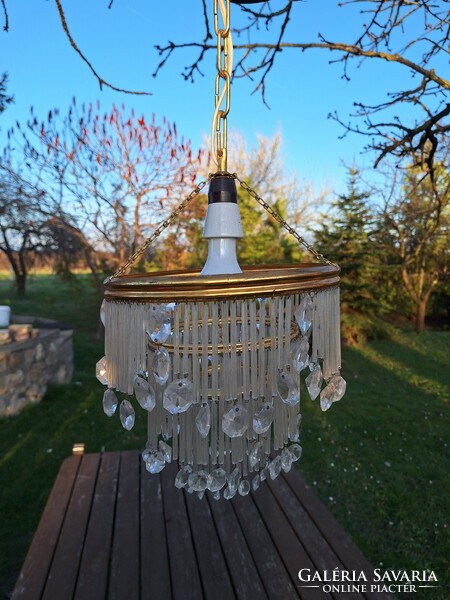 Stick crystal chandelier