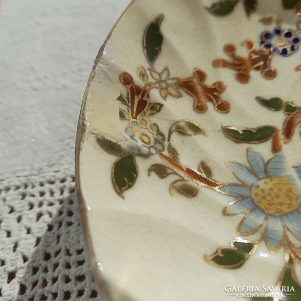 Antique Zsolnay ceramic saucer, xix. No. It's over