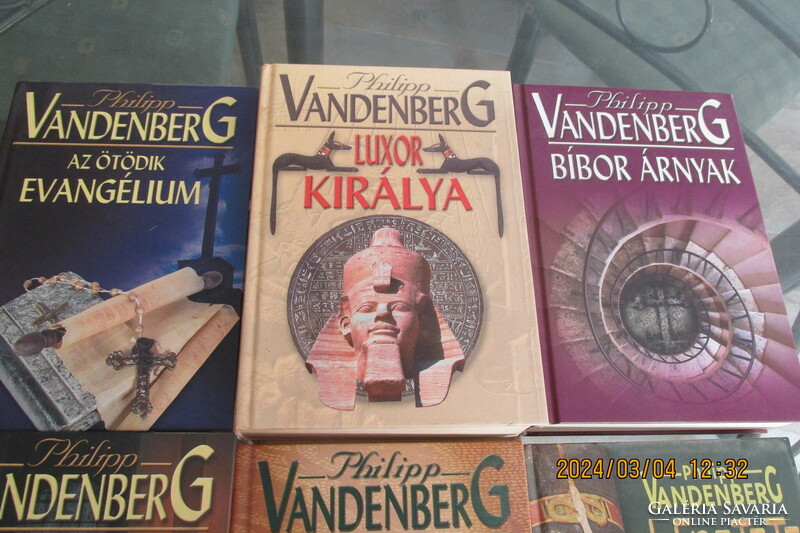 Philipp Vandenberg könyvek-6 db