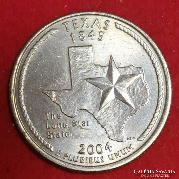 2004. USA commemorative quarter dollar (Texas) (76)