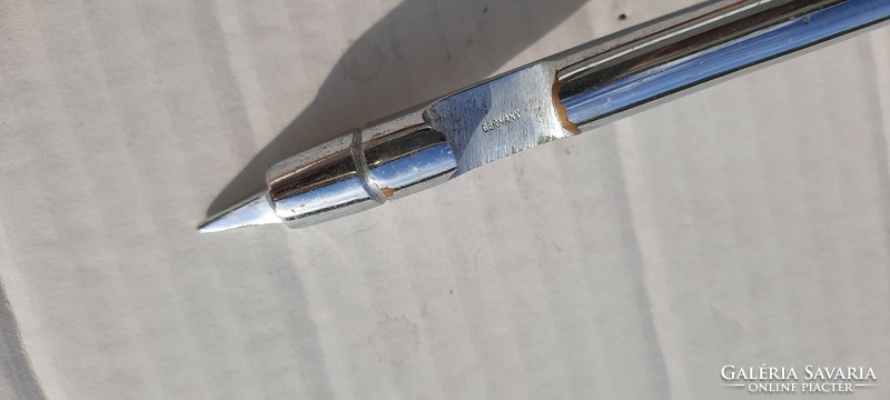 Old chrome corkscrew - shaped like an alpine ice ax