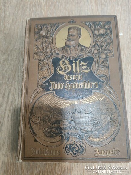 Old book Bilz: the new naturopathic treatment, 1900.