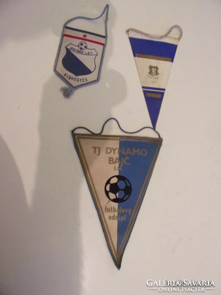 3 Soccer association flags