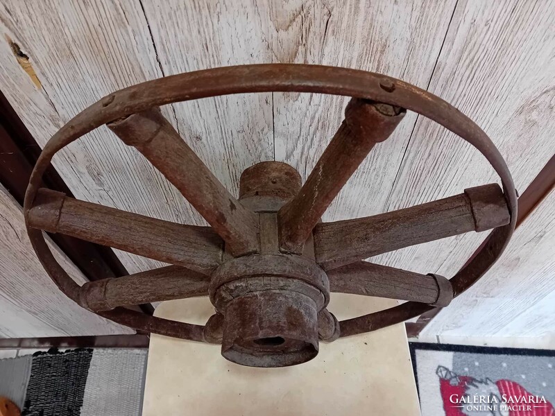 Old wheel, tire wheel for decoration, for creative purposes