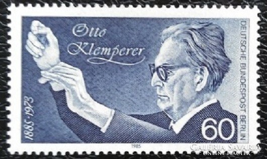 Bb739 / Germany - Berlin 1985 Otto Klemperer stamp postal clear