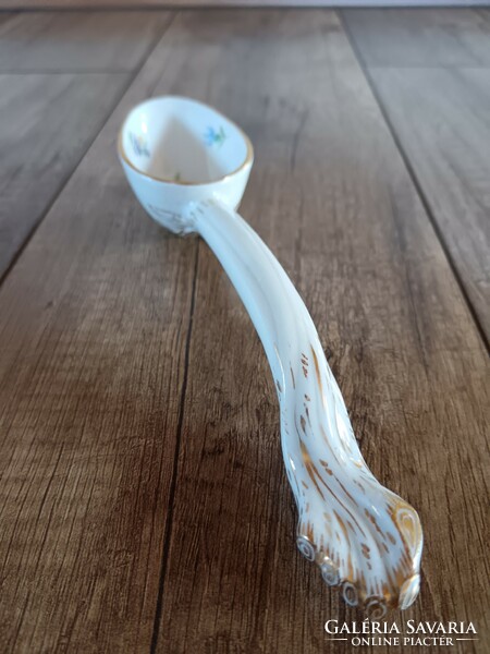 Antique Meissen porcelain spoon
