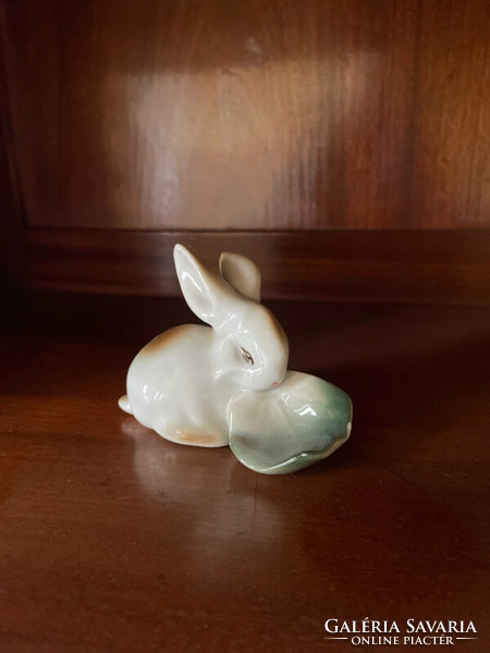 Zsolnay porcelain bunny