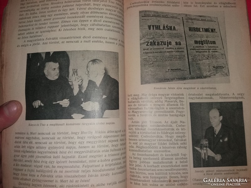 1939. Evangélikus Keresztények Harangszó Naptára könyv az 1940 szökőévre a képek szerint