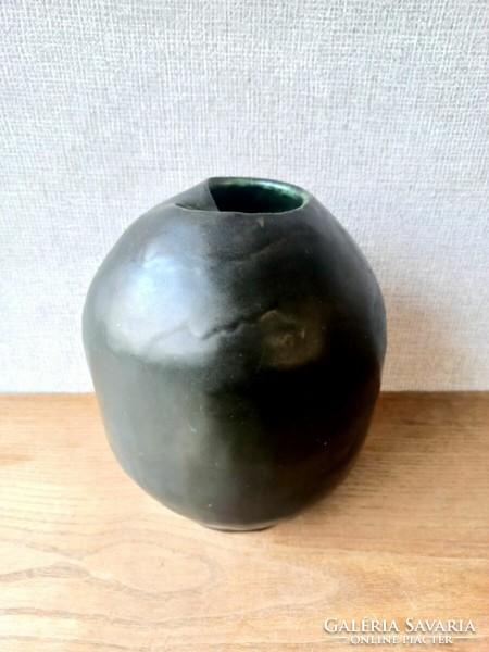 Retro Hungarian ceramic vase. A rare piece. Gruber