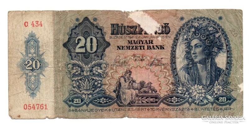 20    Pengő    1941