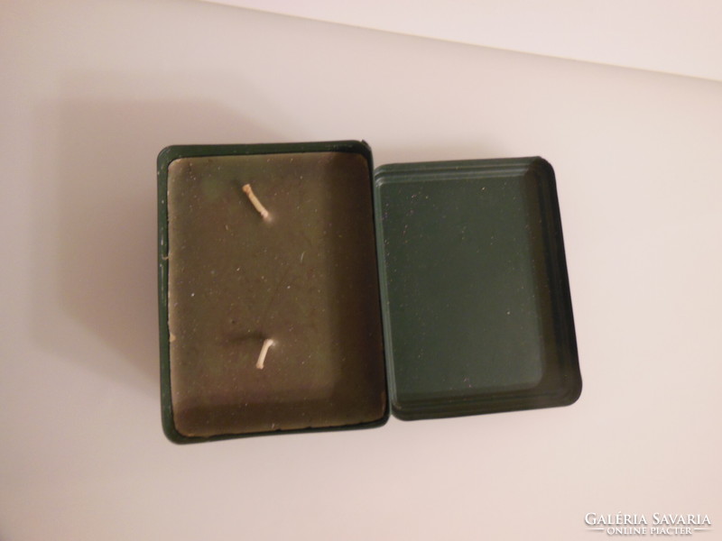 Candle - new - metal box - 11 x 8 x 4 cm - scented candle - quality - German