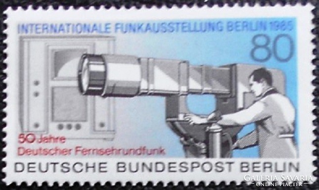 Bb741 / Germany - Berlin 1985 television exhibition stamp postal clerk
