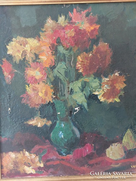 Iván solid oil canvas still life