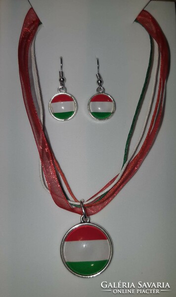 Hungarian, unique jewelry set necklace+earrings!