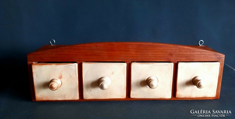 Wood and granite old spice rack negotiable art deco design