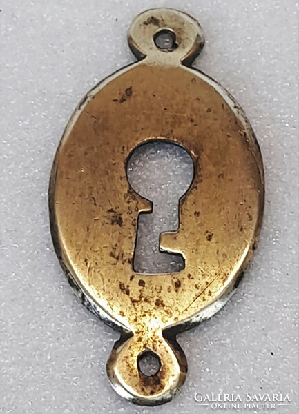 Antique copper lock tag for furniture