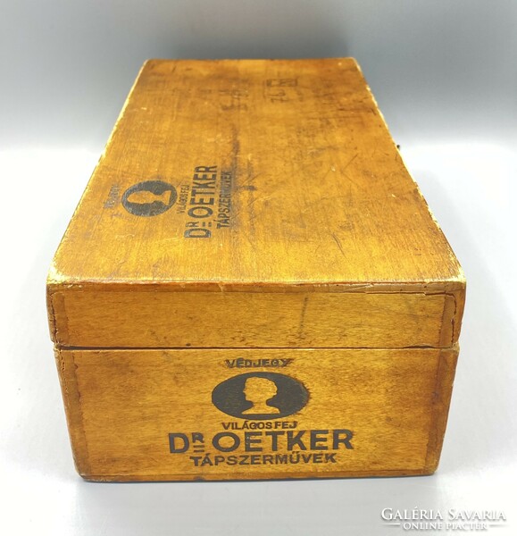 Régi reklám faládikó Dr. Oetker sütőpor c.1920