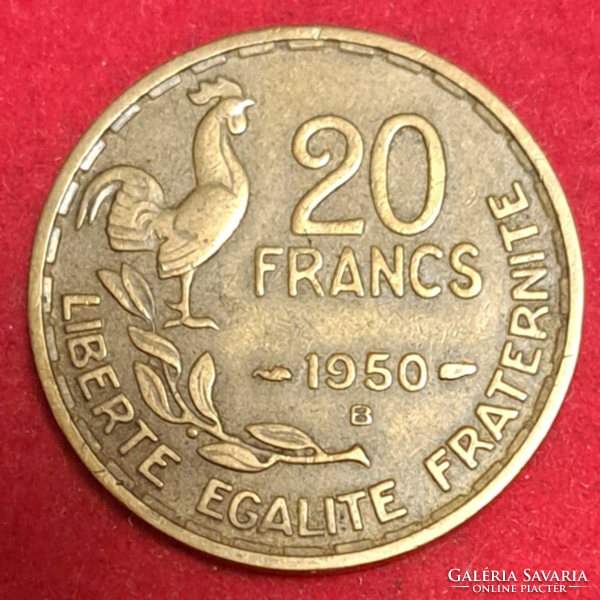 1950. 20 Francs French Fourth Republic (1944 - 1959) (783)