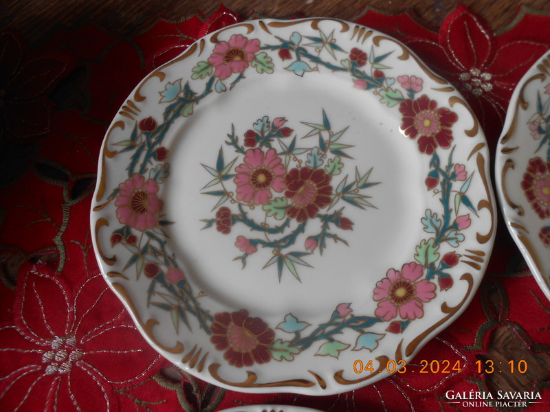 Zsolnay bamboo pattern cookie plate