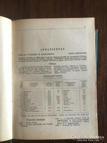 Nemzetközi Almanach 1959. Szerkesztette: Radó Sándor egyetemi tanár,a földrajzi tudományok doktora.