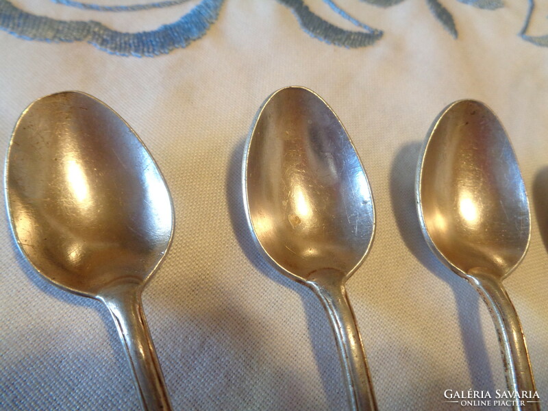 Small retro mocha spoons, made of aluminum, 5 pcs., nice condition